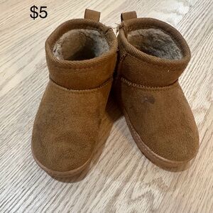 Cozy Tan Kids Boots